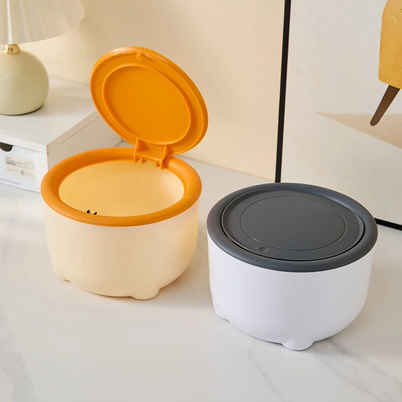 Mini Trash Bin – Portable Desk & Car Garbage Can for Pet Waste