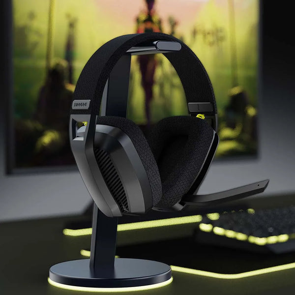 BINNUNE BW06 Wireless Gaming Headset with Mic – 2.4GHz & Bluetooth for PS5/PS4/PC/Mac