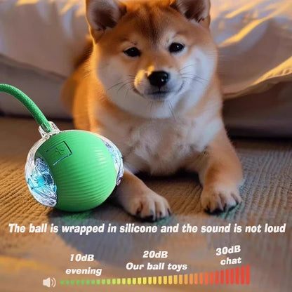 Automatic Rolling Dog Ball – Interactive Smart Toy for Puppies