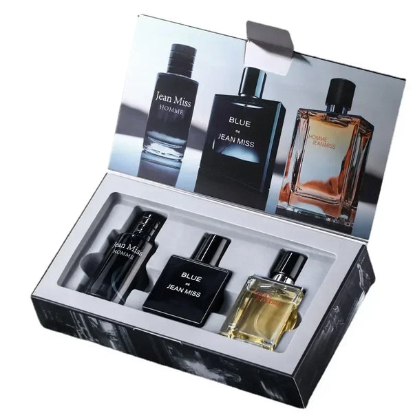 High-Quality 90ml Men’s Perfume Set – 3PCS Long-Lasting Cologne