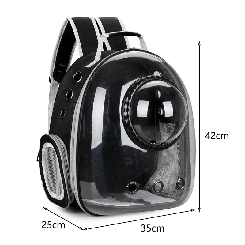 Premium Transparent Space Capsule Pet Backpack – Lightweight Travel Carrier