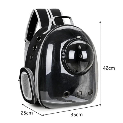 Premium Transparent Space Capsule Pet Backpack – Lightweight Travel Carrier