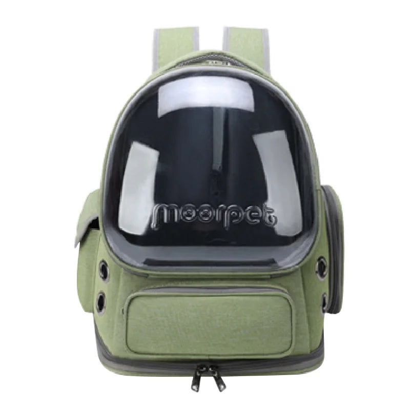 Transparent Pet Carrier Backpack – Travel Bag for Cats & Small Dogs
