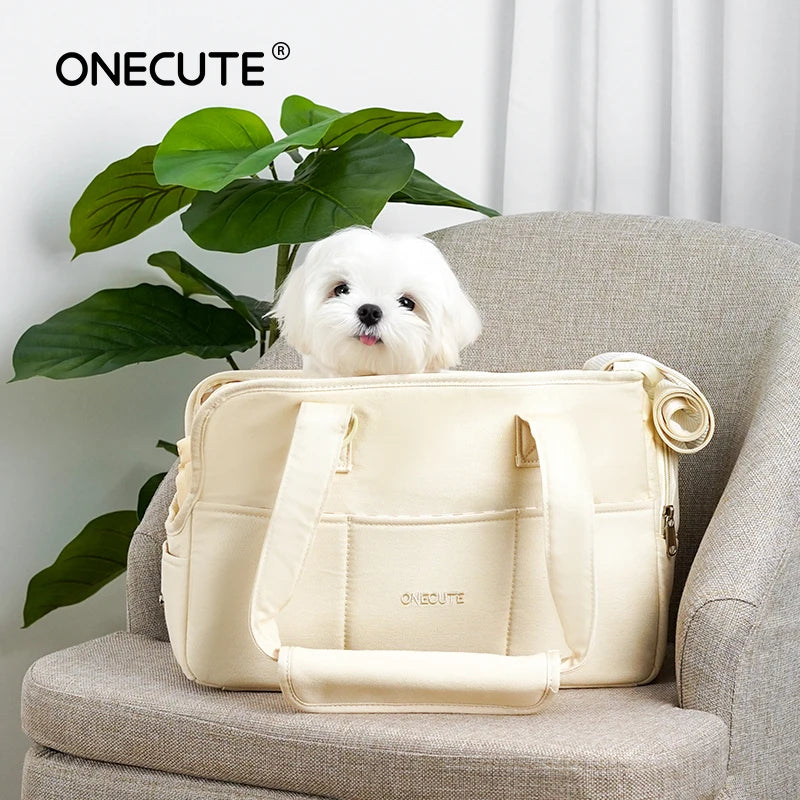 Portable Cotton Dog Carrier Sling – Handbag for Small & Medium Dogs